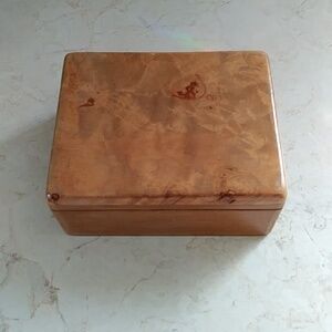 Handmade birds eye maple wooden box.
